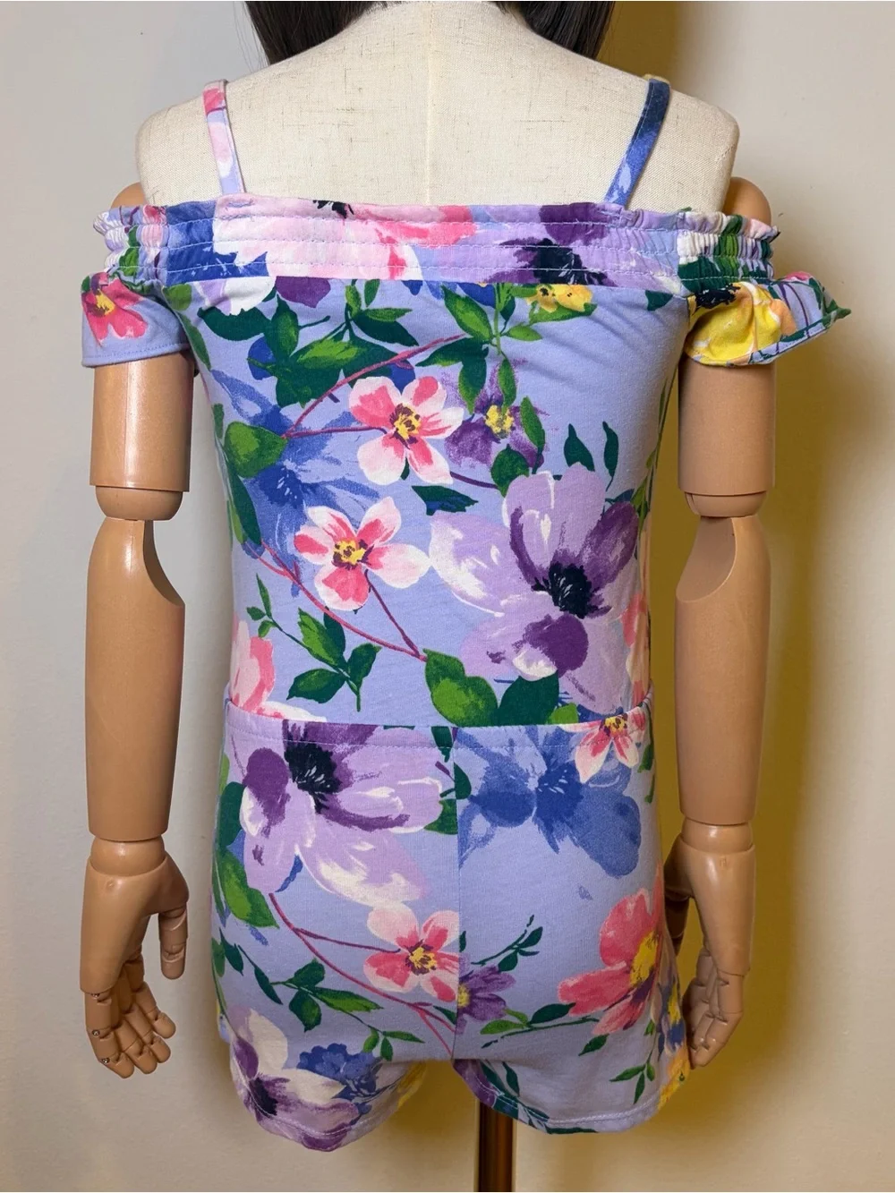 The Children's Place Girls Floral Romper 3T